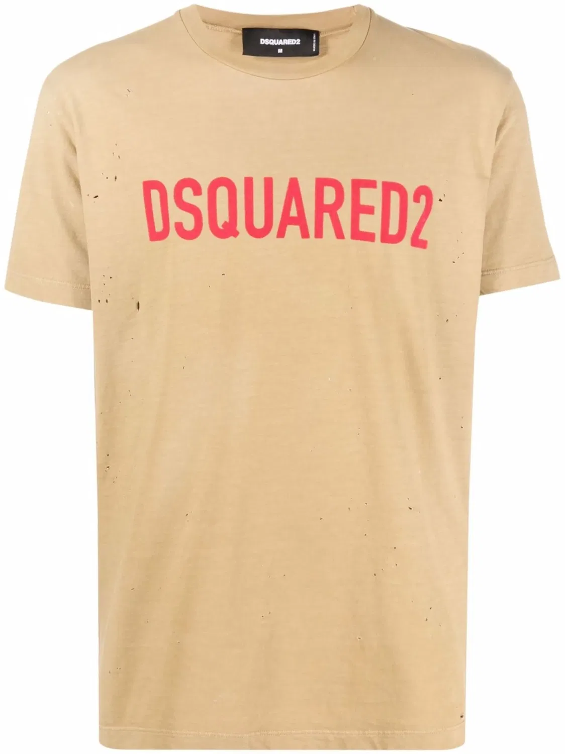 Футболка с логотипом и короткими рукавами DSQUARED2, нейтральные