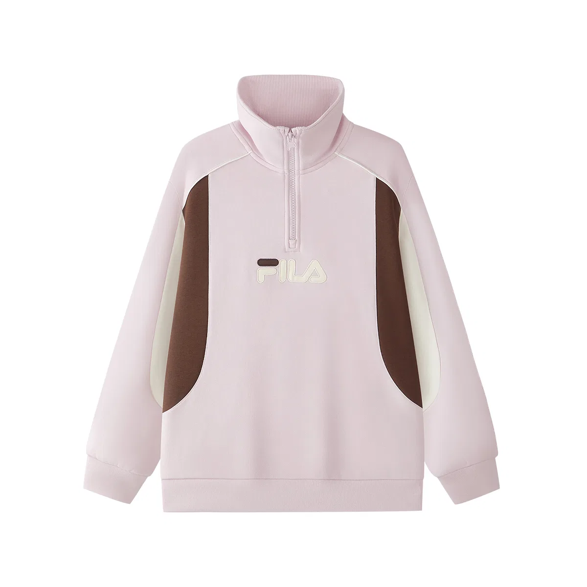 Детская толстовка с отложным воротником Peach Fairy Pink FILA KIDS