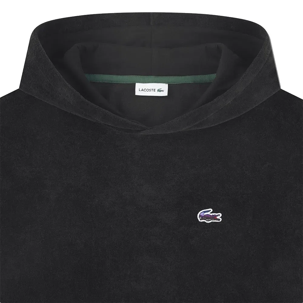 Худи Lacoste Kids, черный — фото 3
