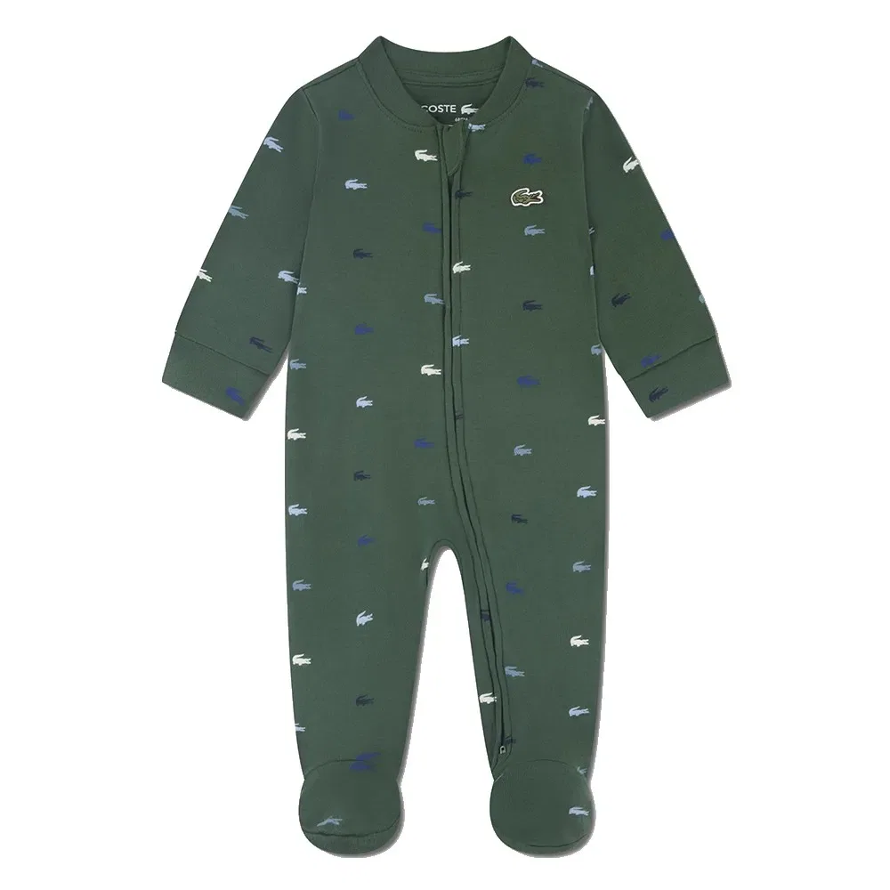 Комбинезон длинный рукав Lacoste Kids, зеленый