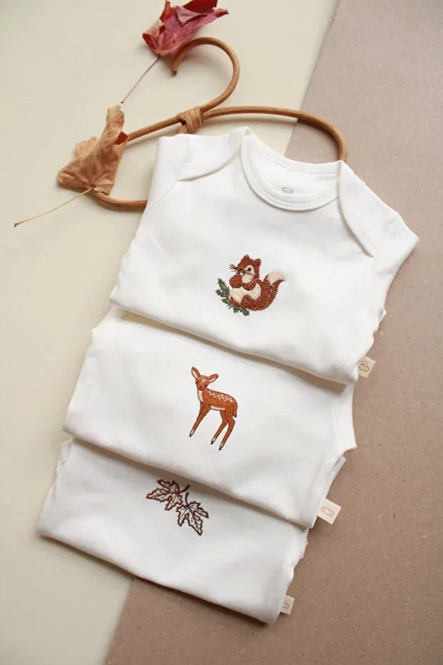 Детское боди-комбинезон для новорожденных с длинным рукавом Oh La La Koala For Little Ones, Cream — фото 2