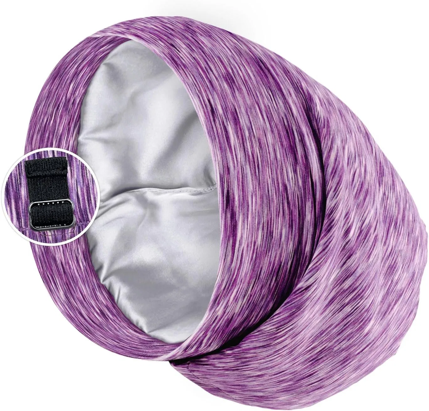Шапочка для душа Satin Lined Nightcap Bonnet, PARISBELLA, Assorted colours: purple2