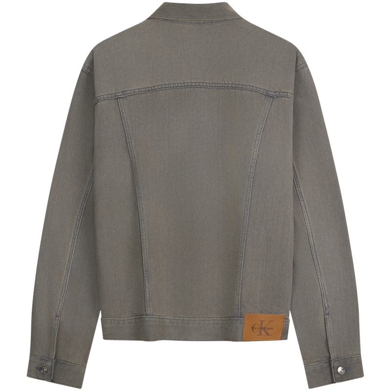 Джинсовая куртка Unisex Calvin Klein, nmz-denim серый — фото 3
