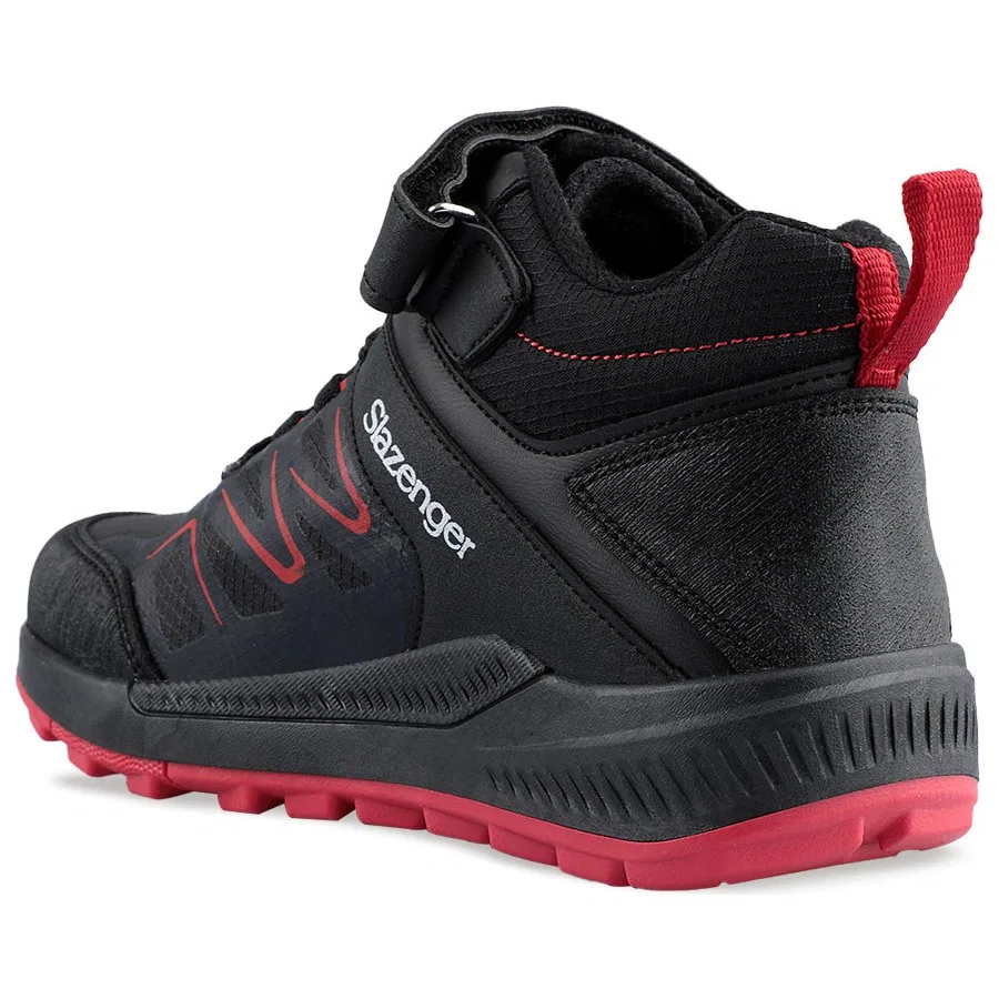 Детские ботинки на липучках KENTON I Slazenger, Бело-черно-фуксия — фото 2