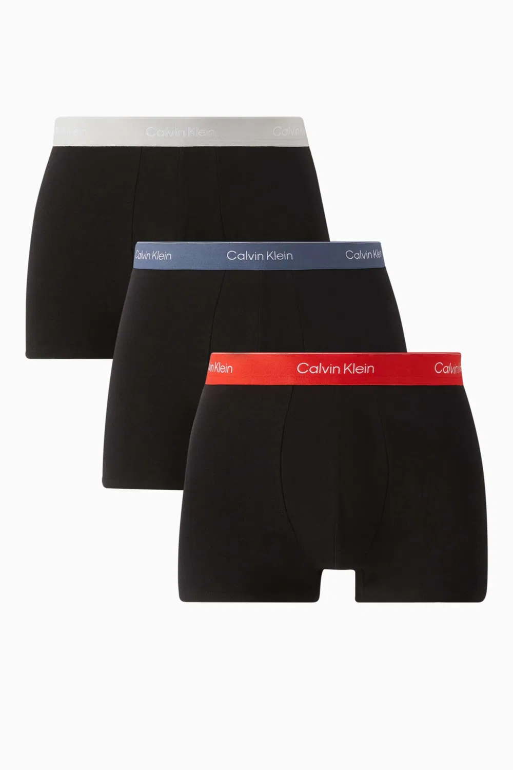Трусы-боксеры из хлопка с логотипом, комплект из 3 штук, Calvin Klein