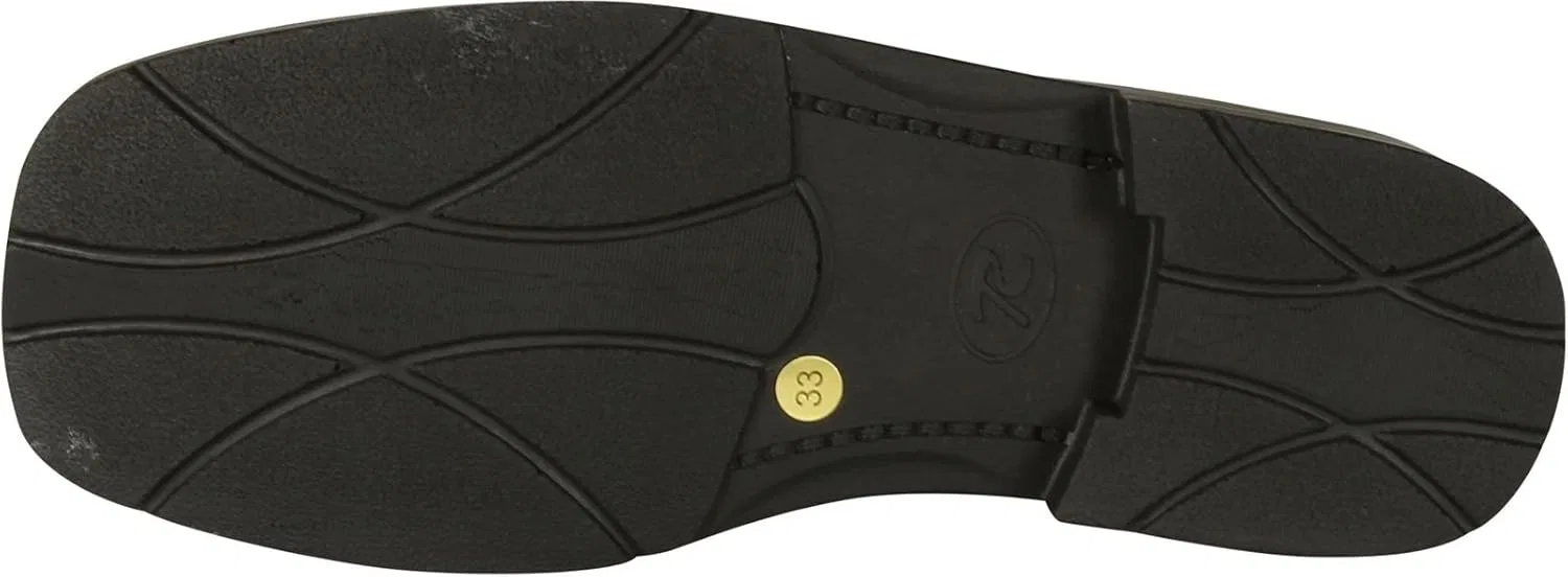 Детские туфли-лоферы для мальчиков Robertino Boys 321 Slip On Loafers Shoes, Black — фото 4