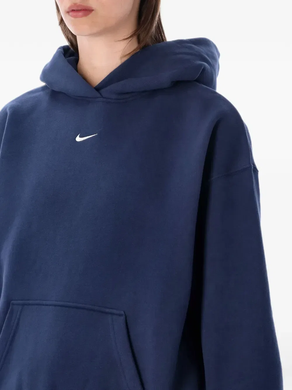 Худи с вышитым логотипом Nike, синий — фото 3