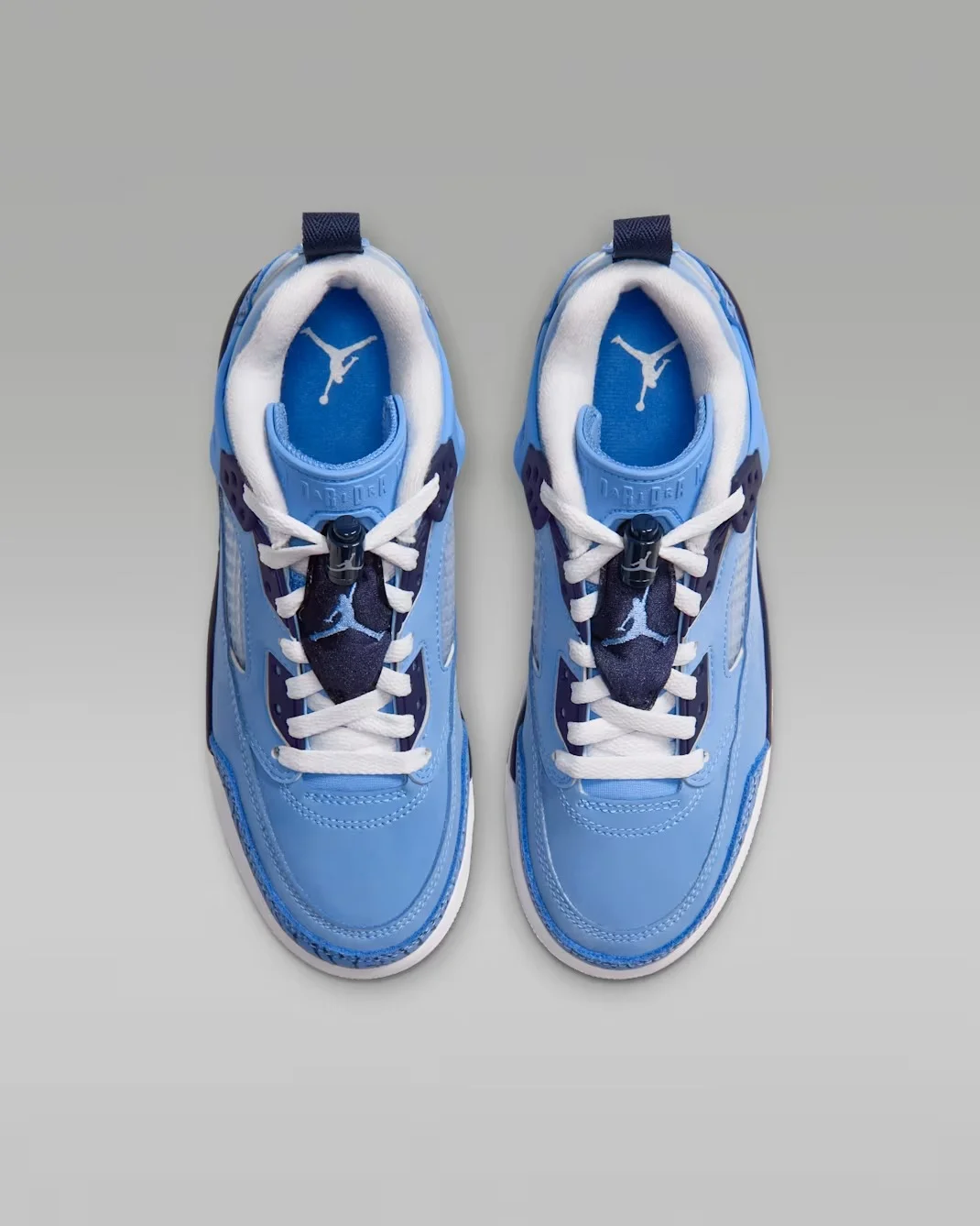 Кроссовки детские Nike Jordan Spizike Low, синий/белый — фото 3