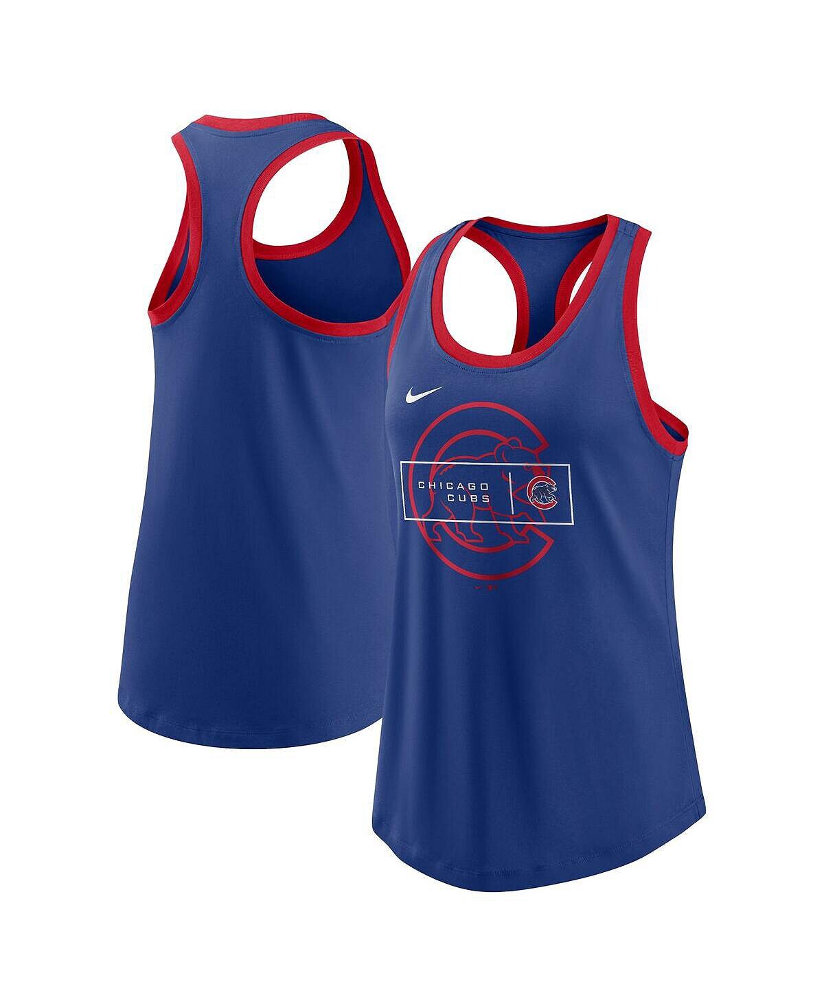 

Женская майка royal chicago cubs x-ray racerback performance Nike, Синий, Женская майка royal chicago cubs x-ray racerback performance Nike