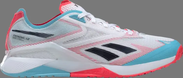 

Кроссовки rich froning x nano x2 'neon blue neon cherry' Reebok, белый