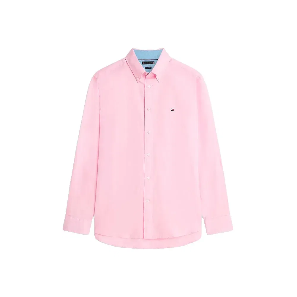 Футболка длинный рукав Tommy Hilfiger, розовый — фото 3