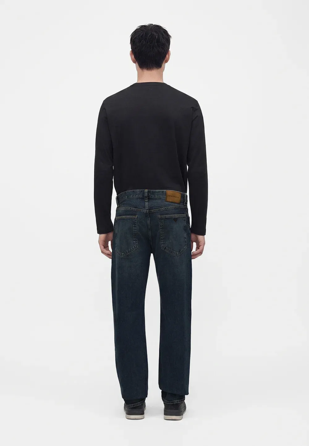 Брюки - узкие джинсы Emporio Armani, Medium Blue Denim — фото 3