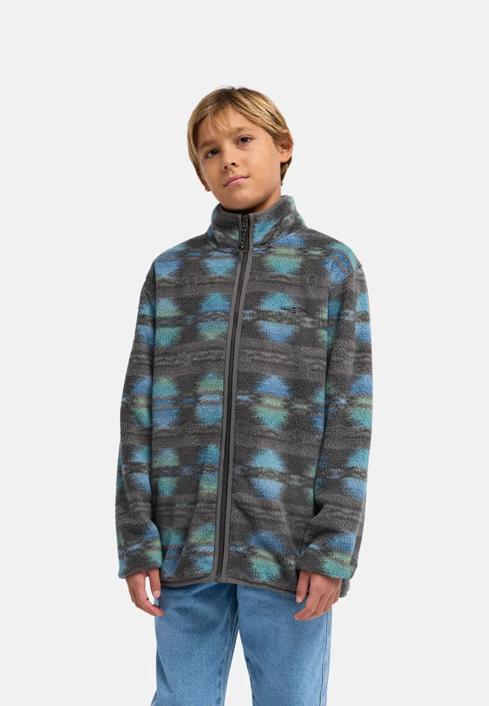 Одежда Jungen 8-16|внешний слой ebbpf03001 - флисовая куртка Billabong, Rav — фото 2