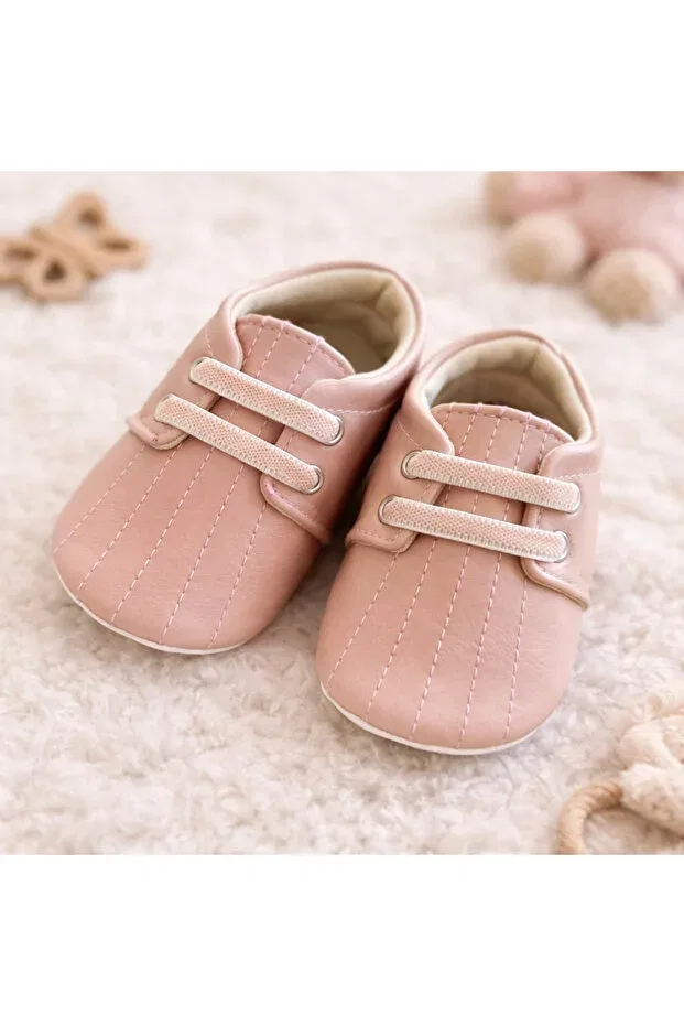 Детские туфли для девочек без скольжения Pink Happy Baby Butik, Pink-Pink