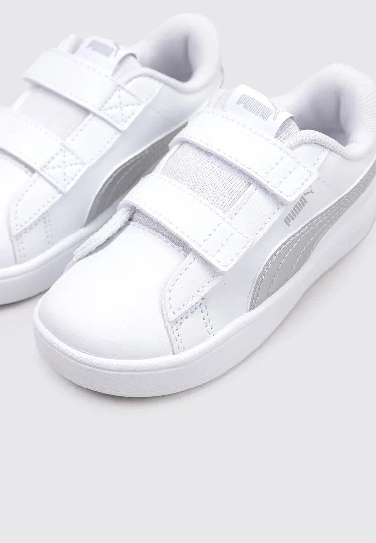 Классическая детская обувь Rickie Puma, White — фото 4