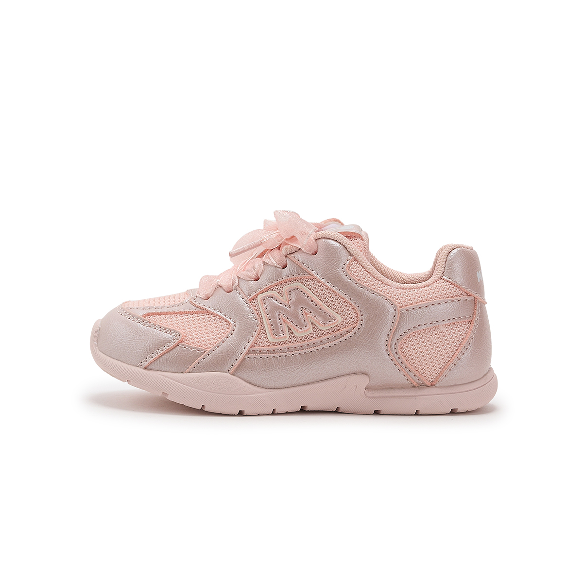 

Износостойкие противоскользящие низкие повседневные кроссовки Микки для детей Disney, розовый