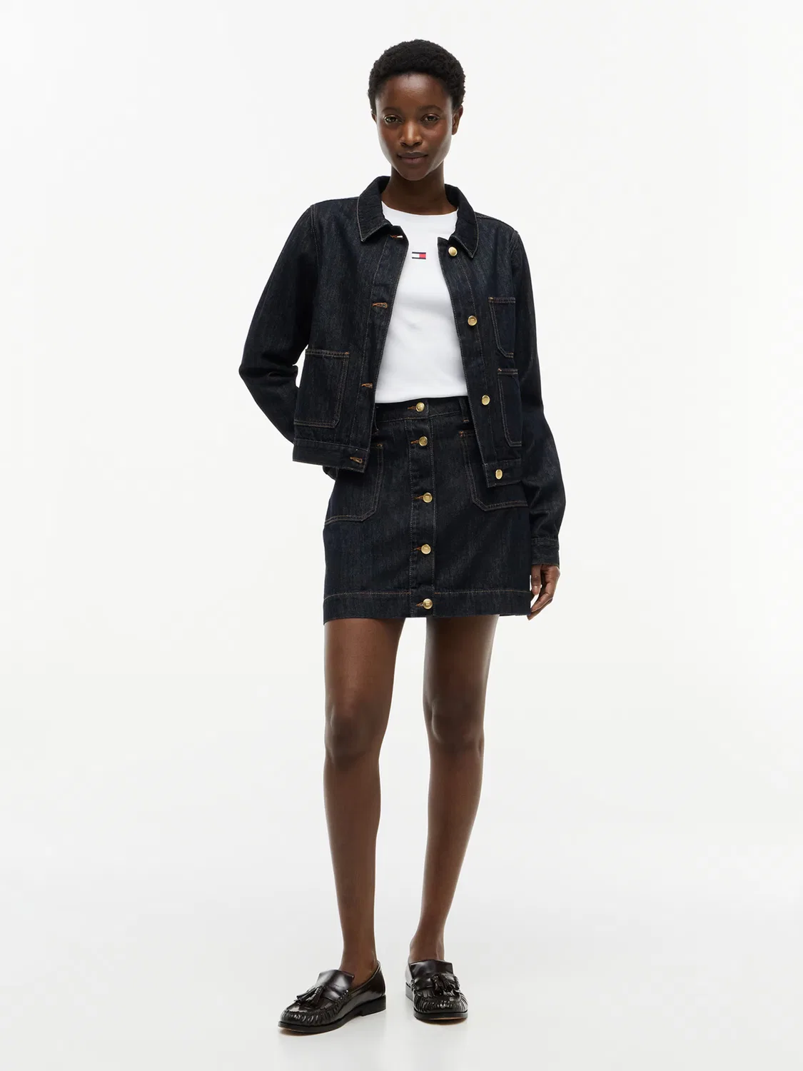 Куртка Tommy Hilfiger межсезонья, синий — фото 4