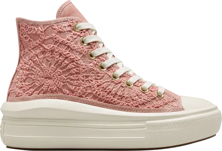 

Кроссовки Converse Wmns Chuck Taylor All Star Move Platform High Daisy Cord, розовый