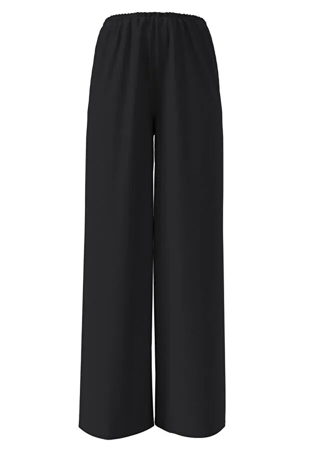 Женские широкие брюки Calvin Klein, Black — фото 2