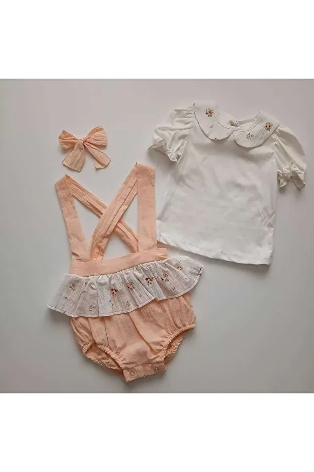 Детский комбинезон хлопковый Çilek Baby, Salmon