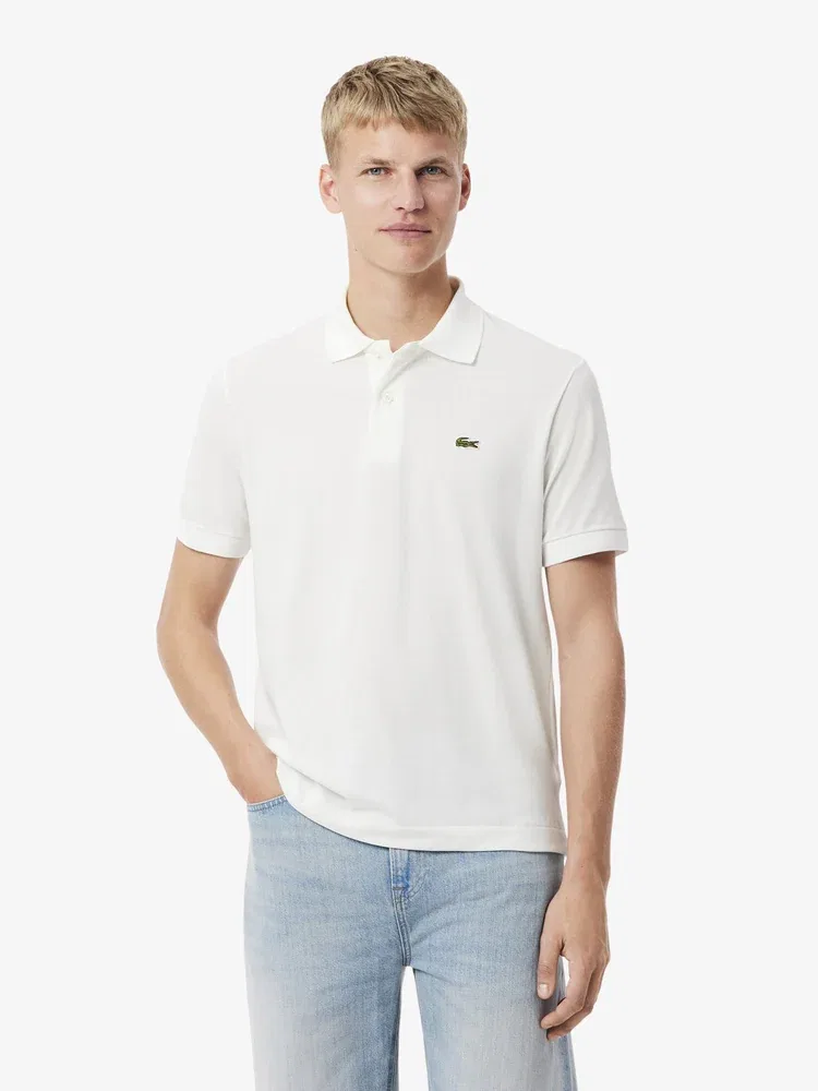 Футболка поло классическая LIGHT LACOSTE, White