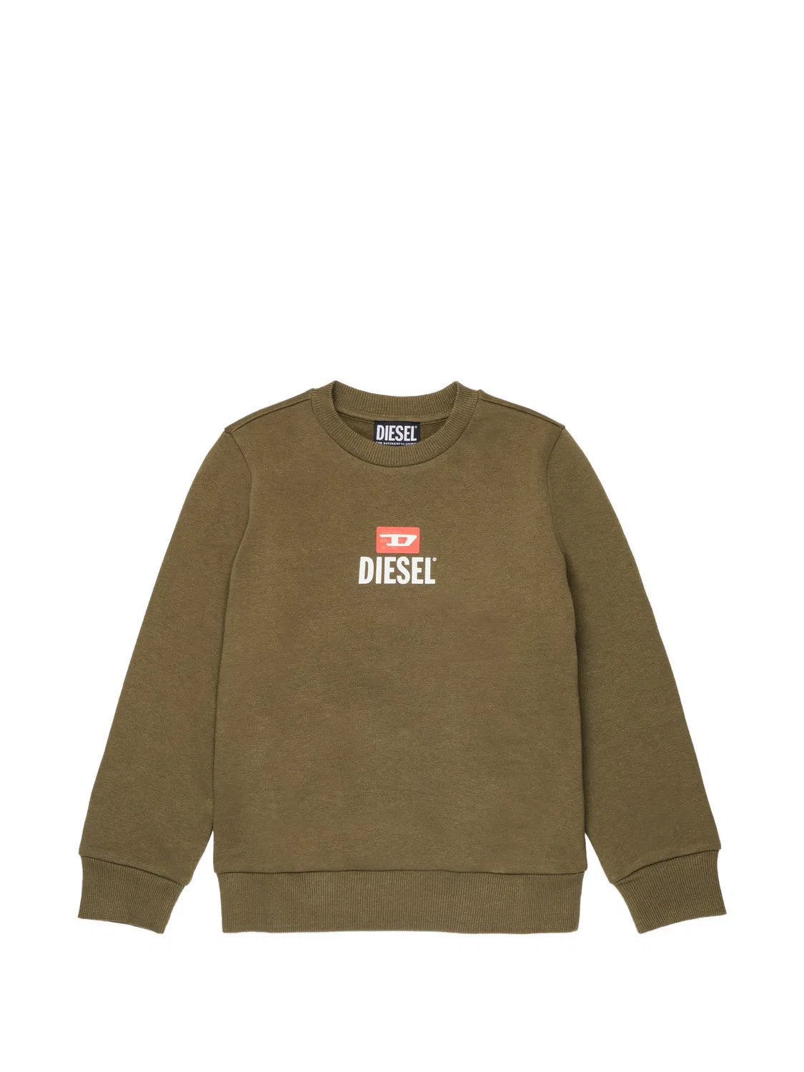 Diesel Свитшот с логотипом зеленый