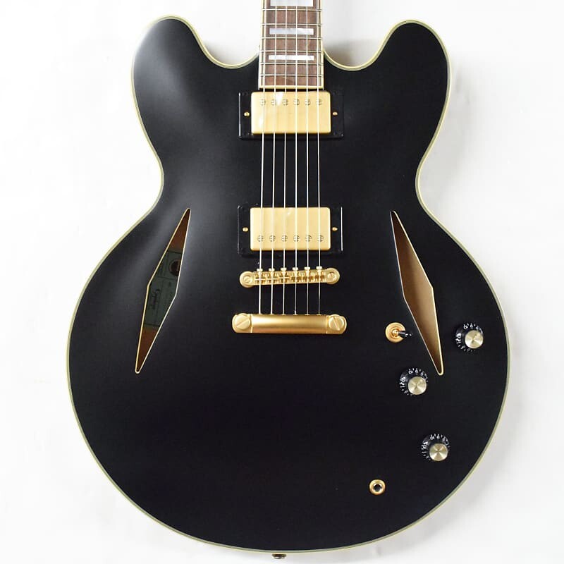 

Epiphone Emily Wolfe Sheraton Stealth Semi-Hollow 2022 Black Aged Gloss