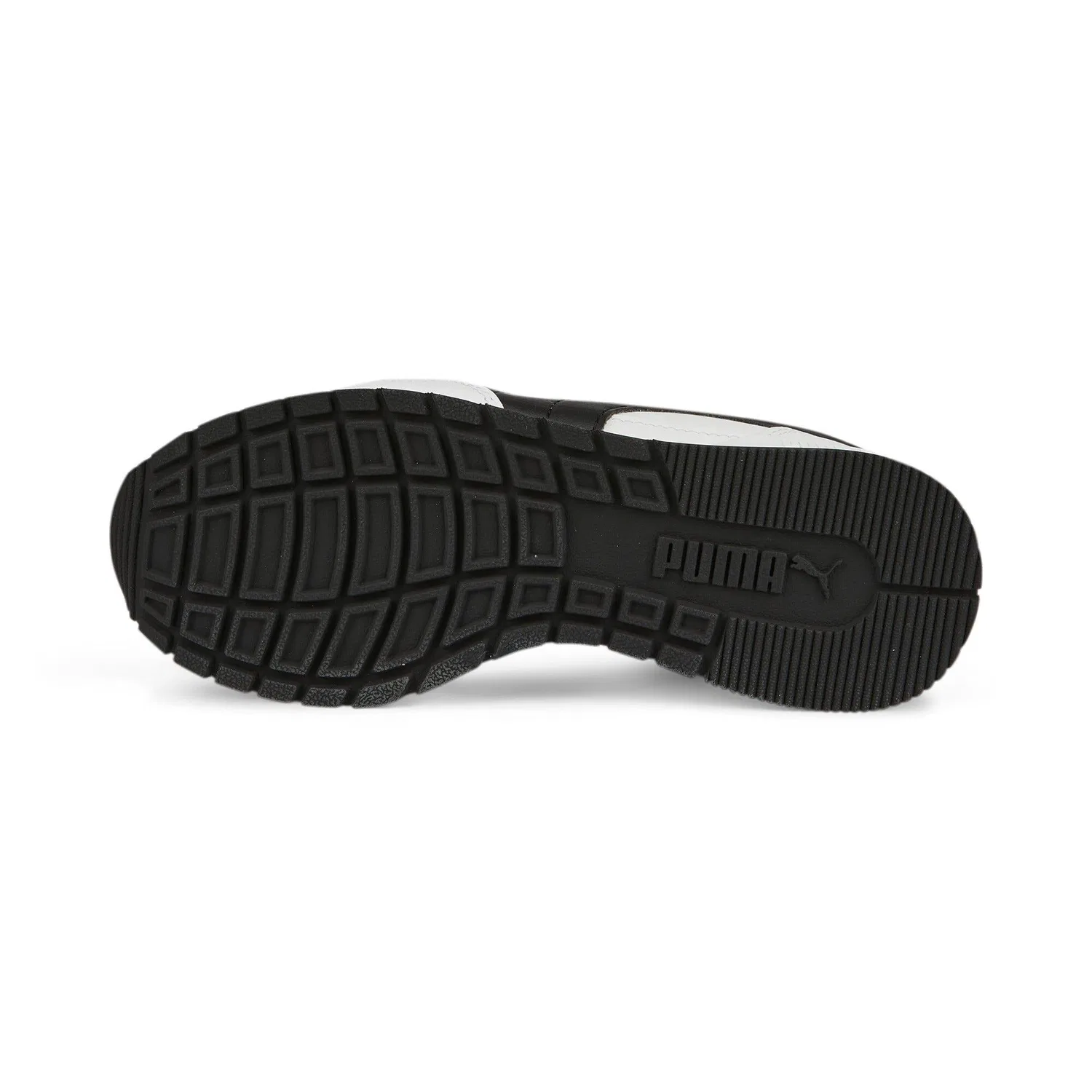 Детские кроссовки с кожаным верхом St Runner Puma, Weiss — фото 3