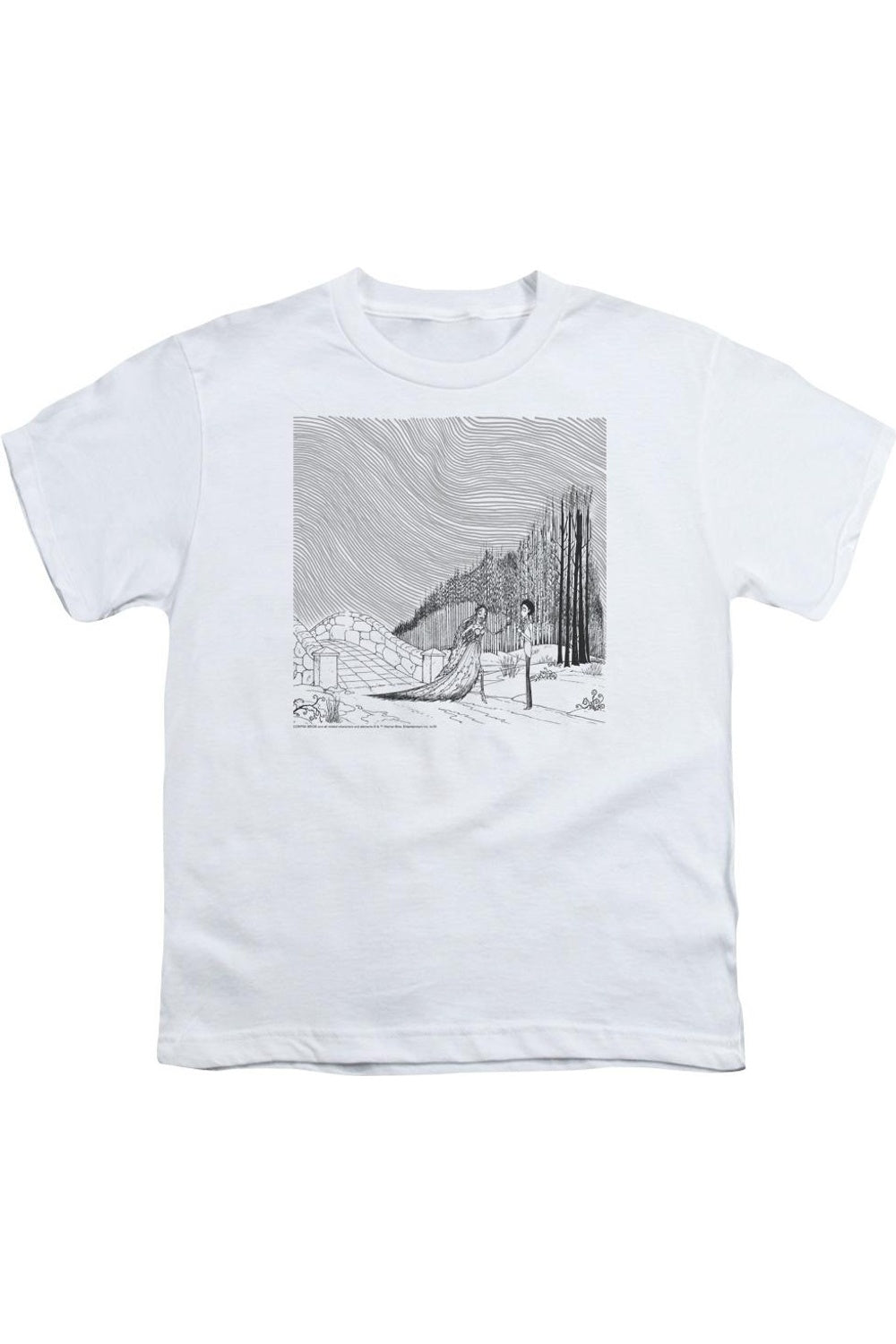 

Футболка с коротким рукавом "Моя любимая" Corpse Bride Gildan, белый