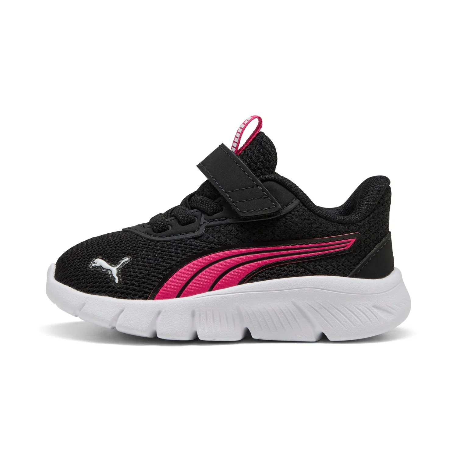 Детские кроссовки с атм. mesh-материалом FLEXFOCUS MODERN AC INF PUMA, Black/Pink/White — фото 2