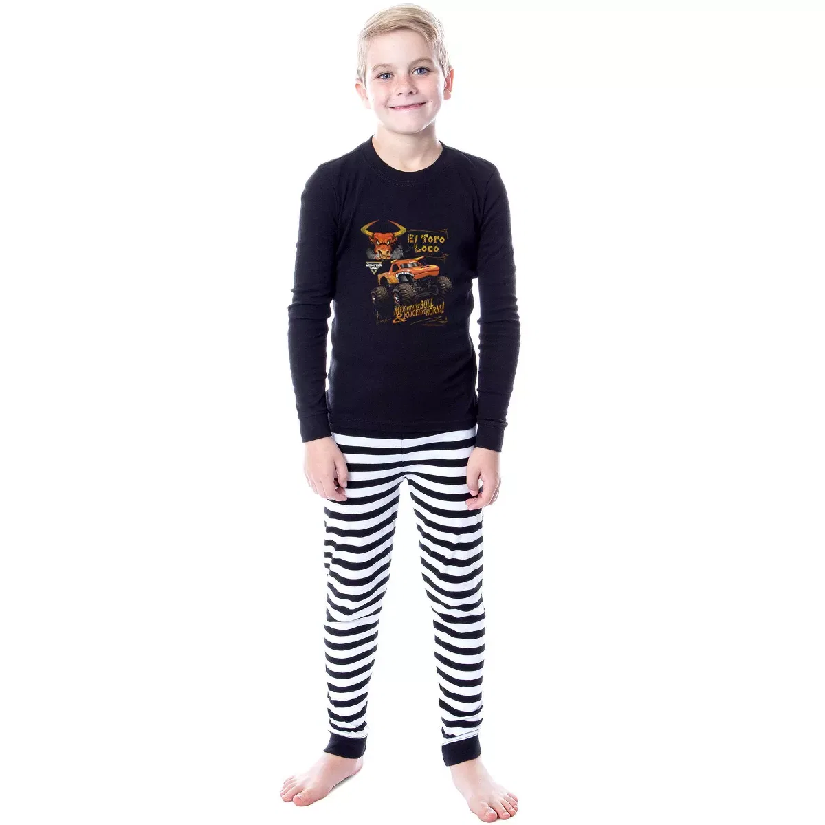 Детский комплект пижам для мальчиков с принтом El Toro Loco INTIMO, Black