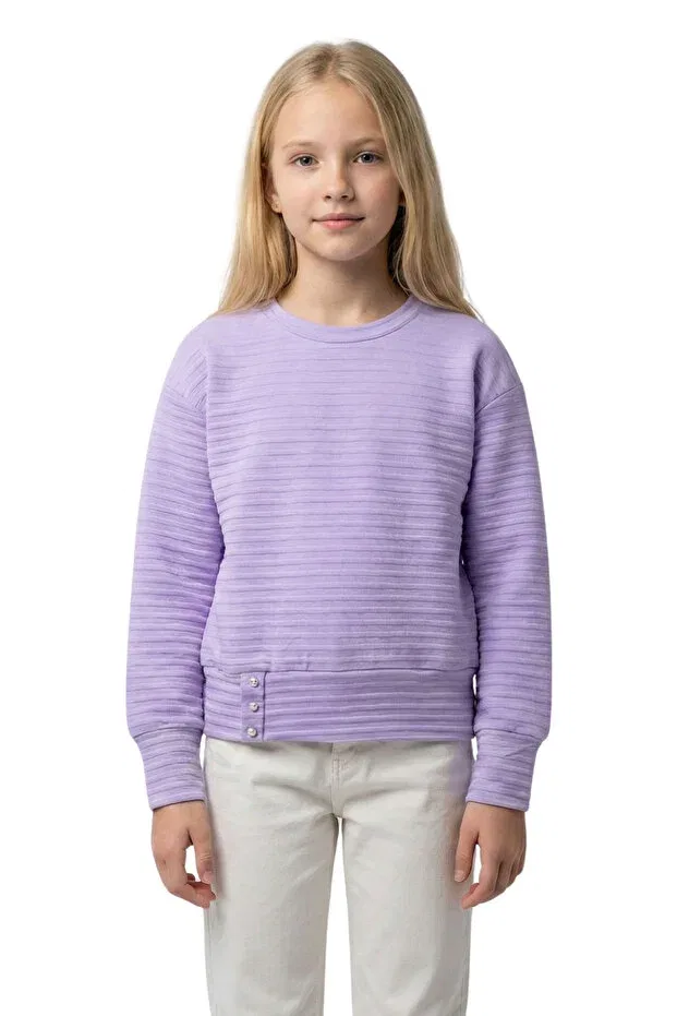 Детские свитшот для девочек хлопковый Crassi, Lilac