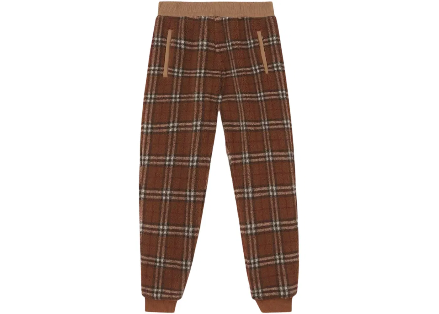 Мужские брюки из флиса с принтом Dimitri Burberry, Dark Birch Brown