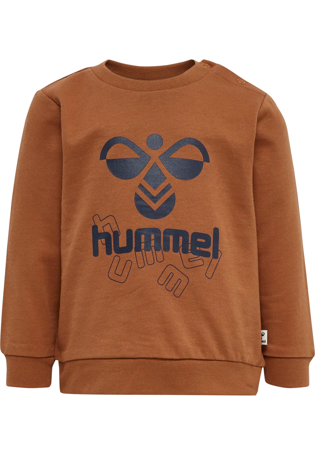 Детский свитшот с принтом Hmlspirit Lifestyle Hummel, Braun Schieferbraun