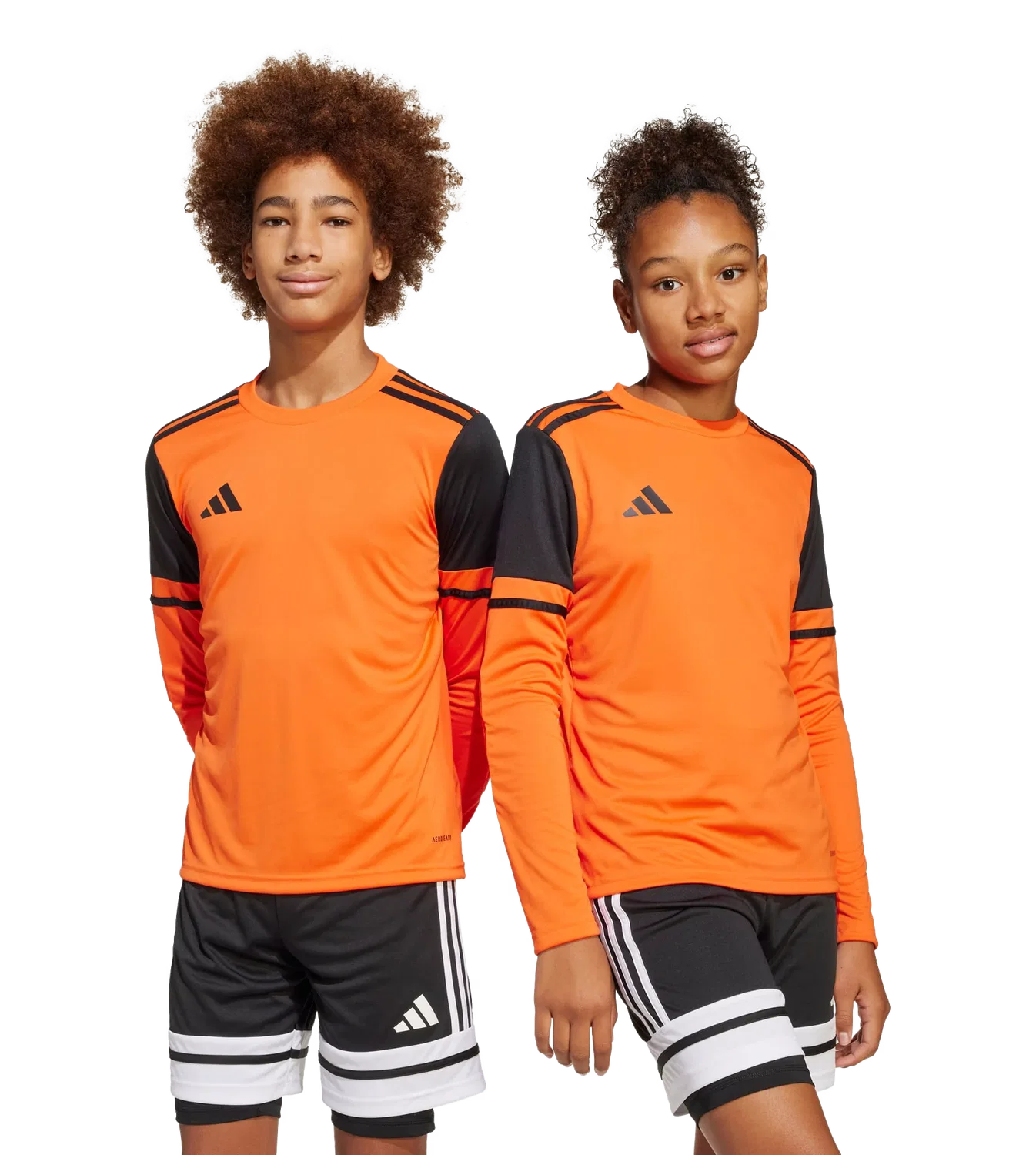 Детская футболка с длинным рукавом вратарская Squadra 25 Adidas, оранжевый — фото 4