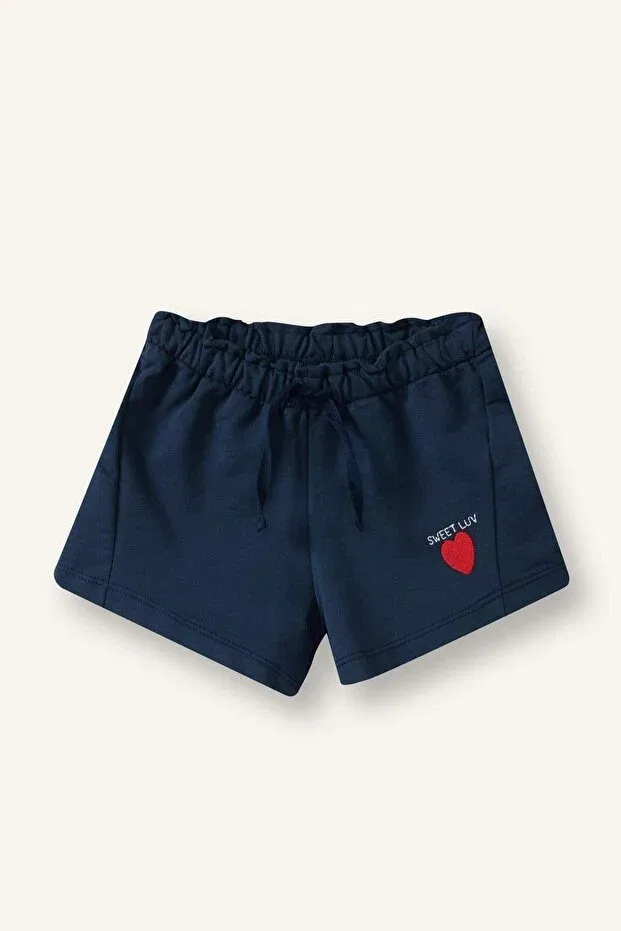 Детские шорты для девочек хлопковые Basics Defacto, Navy Blue