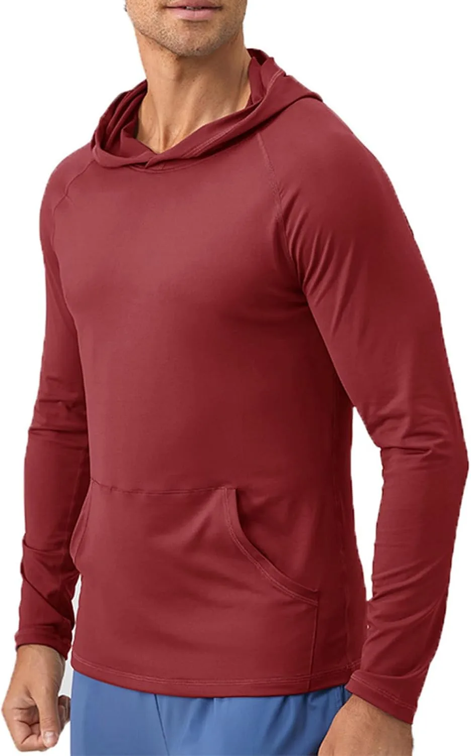 

Мужская толстовка с капюшоном и карманами, Casual, Long Sleeve, Quick Dry, Lightweight