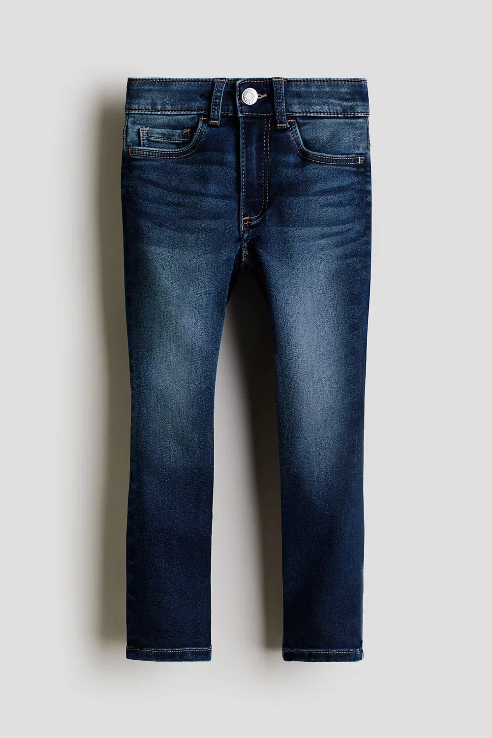 Супермягкие джинсы-скинни H&M, Dunkles Denimblau