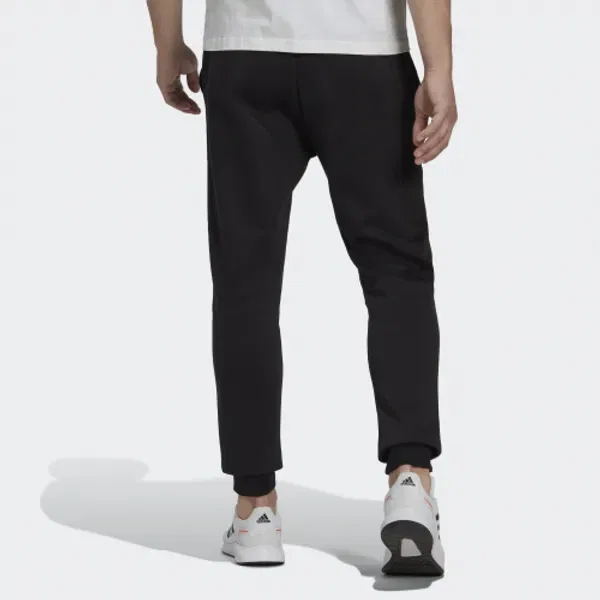 Тренировочные штаны Essential Fleece Regular Tapered, Adidas, черный — фото 3