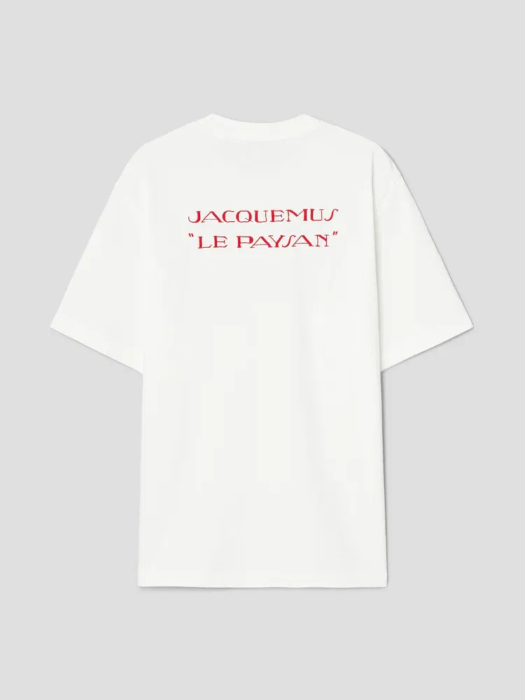 Футболка с коротким рукавом Le Tshirt De Collection JACQUEMUS, Ivory — фото 2
