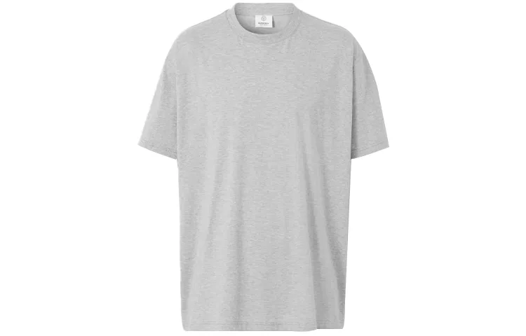 Мужская футболка с круглым вырезом Gray Burberry, Gray