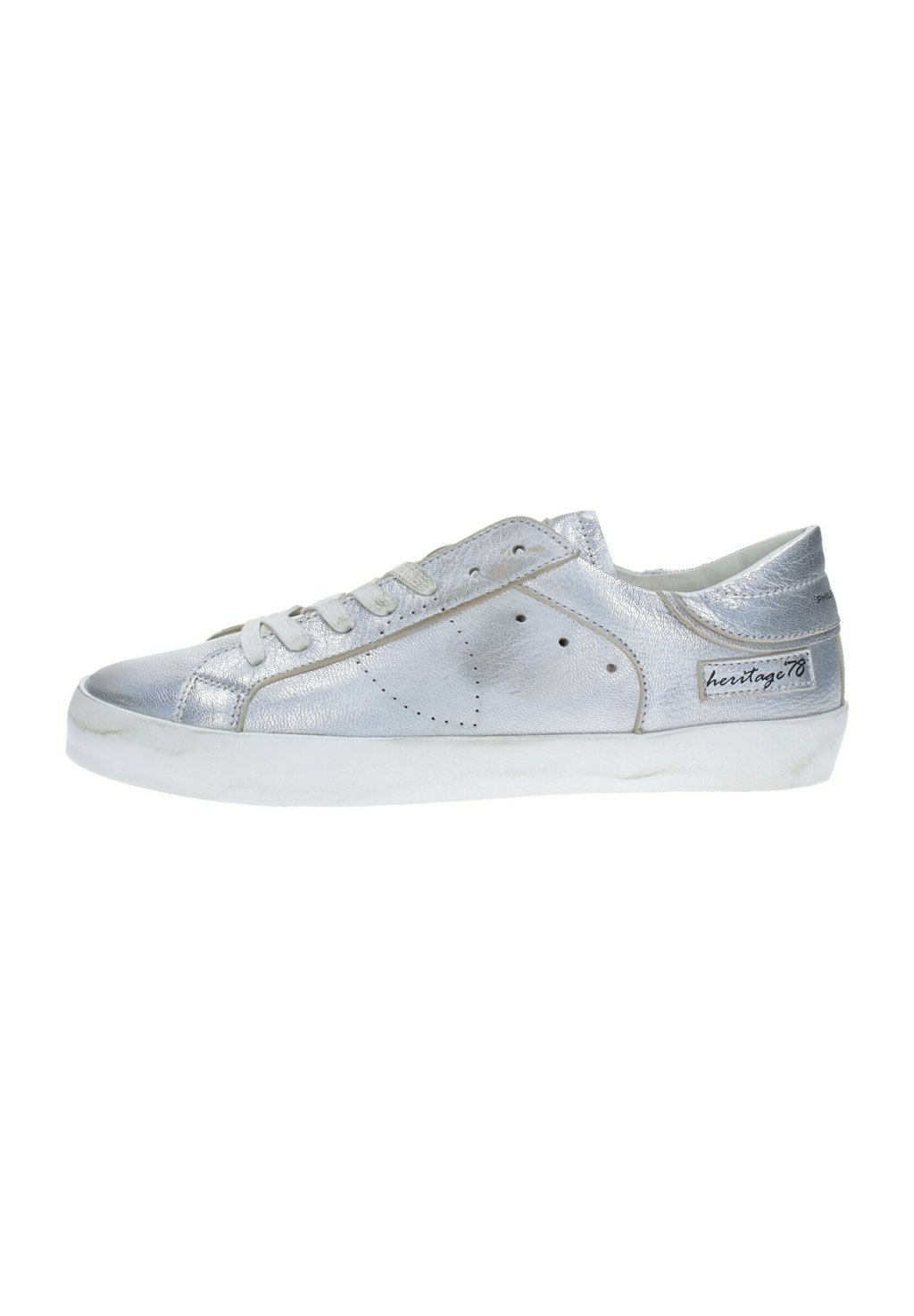 Низкие кеды SNEAKERS Philippe Model, серебряный