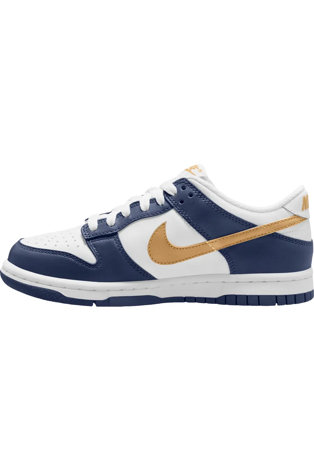 Кроссовки детские баскетбольные Dunk Low Nike, 111 White/Wheat — фото 4