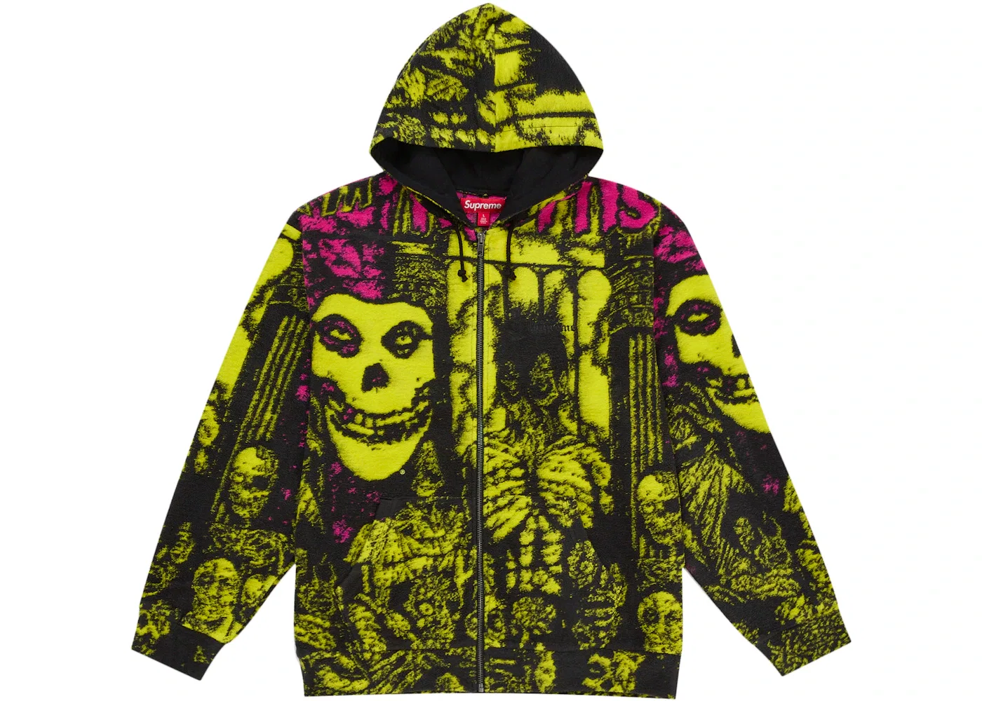 Мужской свитер с принтом The Misfits Zip Up Hooded Sweater Supreme, Multicolor
