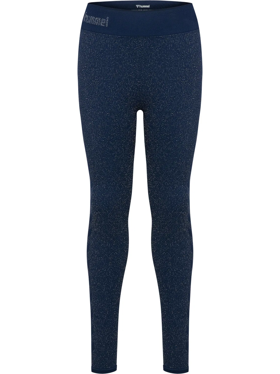 Детские леггинсы с регулируемой талией Hmljr Seamless Hummel, Blau Navyblau Gletscherblau