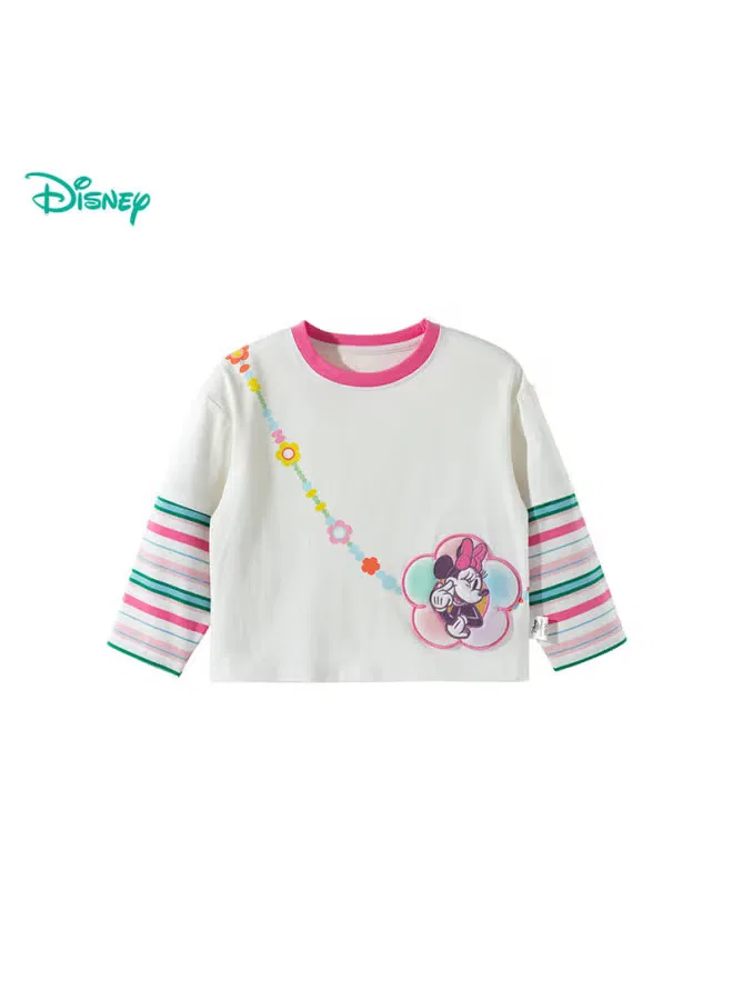 Лонгслив с принтом Mickey Mouse Disney, белый