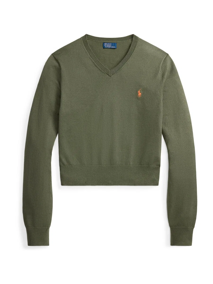 Свитер Polo Ralph Lauren оливкового цвета