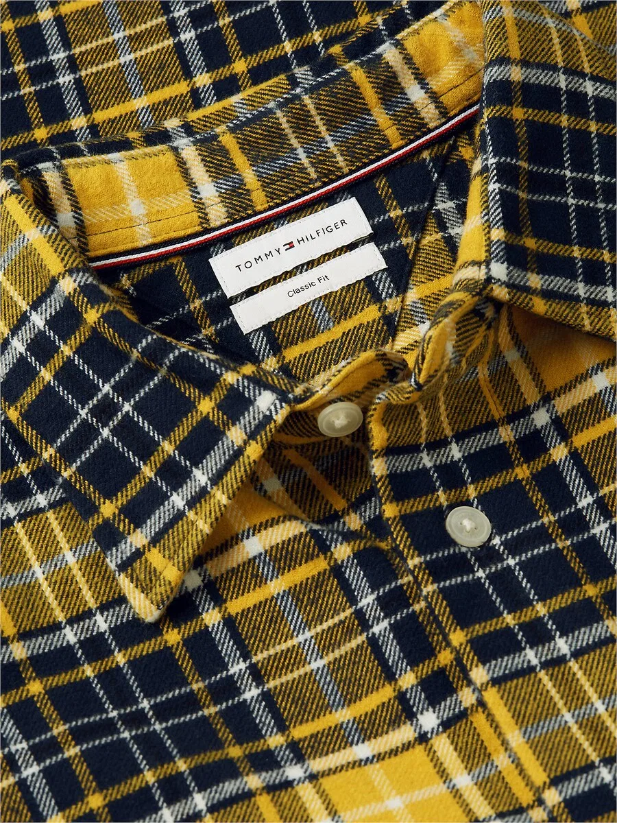 Куртка TOMMY HILFIGER межсезонья желтого цвета — фото 3