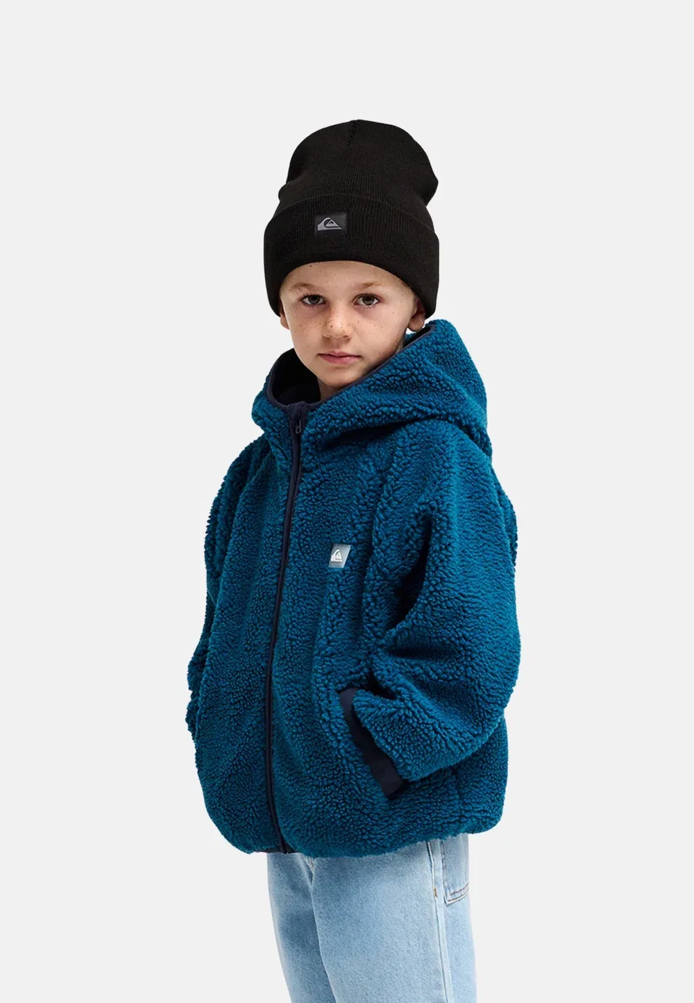 Одежда Jungen 2-7|верхний слой - флисовая куртка Quiksilver, Brs — фото 3