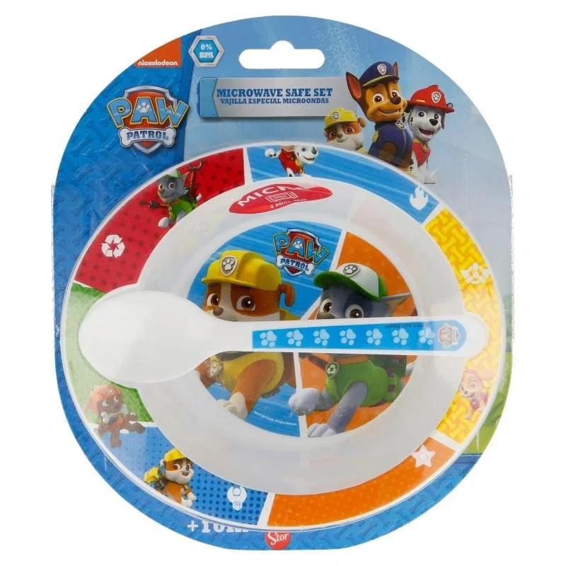 Psi Patrol Детский набор посуды для завтрака Paw Patrol, Разноцветный
